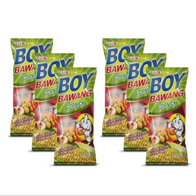 Boy Bawang Cornick, Lechon Manok - Crispy Tasty & Gluten-Free Corn Nuts (6 Pack, Total of 21.24oz)