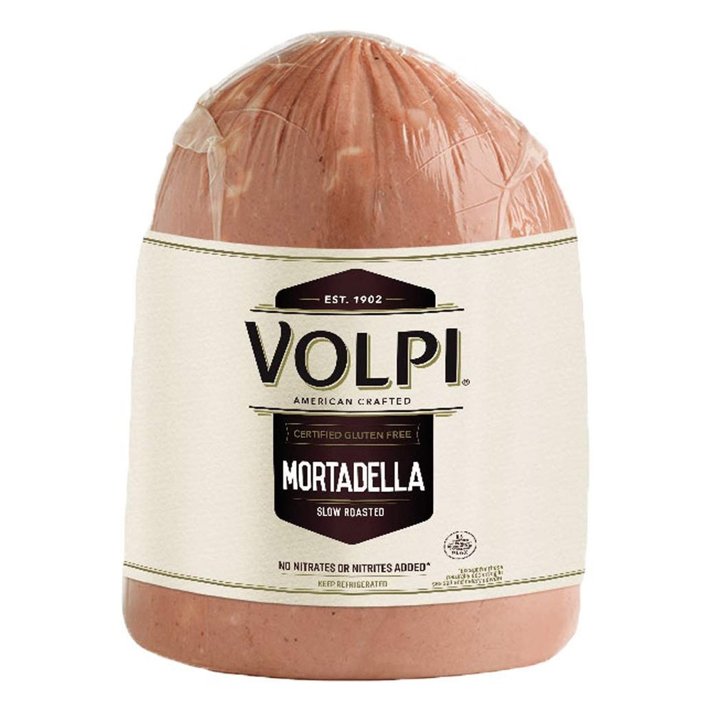 Volpi Mortadella Large Cut Vacuum Packing 96 ounces (Pack of 2)