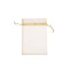 120 pcs 4X5 inches Drawstring Organza Jewelry Candy Pouch Wedding Party Favor Gift Bags (Gold, 4x5) view 2