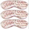 Bridal Party Gifts Sleep Mask - Set of 3 - Shhh! Bachelorette Party Recovery in Progress - Bachelorette Favor for Survival Kit (Set of 3 Shhhh Sleep Mask) view 1