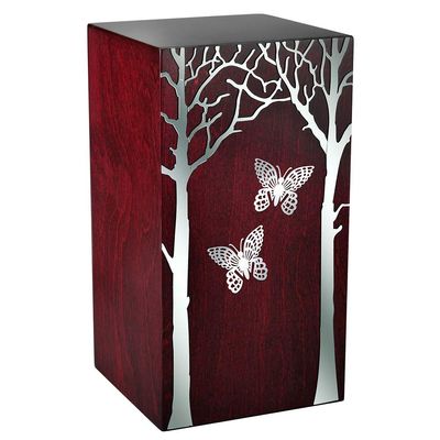 Beautiful & Inspirational Adult Cremation urn for Ashes Unique Human Funeral Urn/Personalised Urn Art 20 (Butterflies)