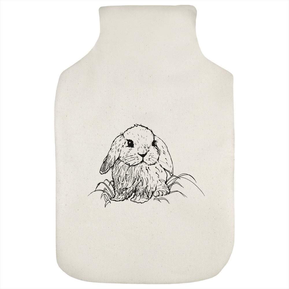 Azeeda 'Cute Bunny Rabbit' Hot Water Bottle Cover (HW00004297)