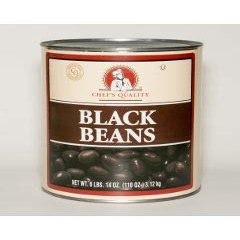 Chef's Quality - Black Beans - 6 lb Can 1 Pack