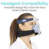 Vive CPAP Neck Pad - Mask Strap Padded Accessories - Fleece Comfort Cover for Full Face and Nasal Headgear - BiPAP Machine Compatible Supplies view 3