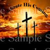 1/2 Sheet - Religious Easter Jesus Celebrate His Coming - D24537 - 2D Edible Cake Cupcake Party Topper view 1