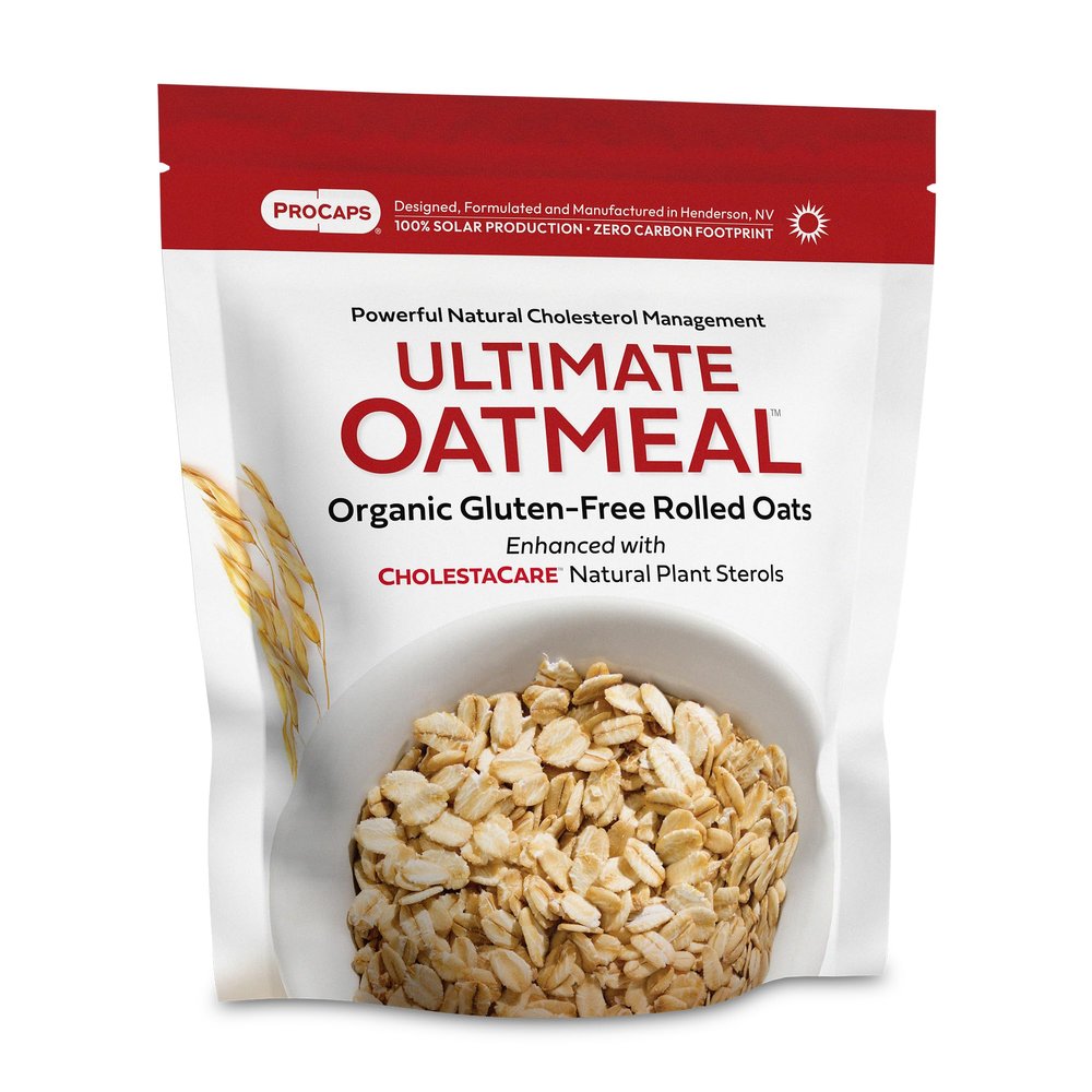 ANDREW LESSMAN Ultimate Oatmeal 30 Servings - Premium Organic, Gluten-Free Rolled Oats, Heart-Healthy Fiber and Enhanced with CholestaCare Non-GMO Sourced Phytosterols. No Additives