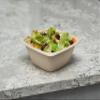 [150 Pack] 32oz Compostable Square Container Eco Friendly Bowls - Square Bowl Tree Free Sugarcane Bagasse Meal Prep Bento Boxes Take Out Catering Microwavable Deep Container by EcoQuality view 4