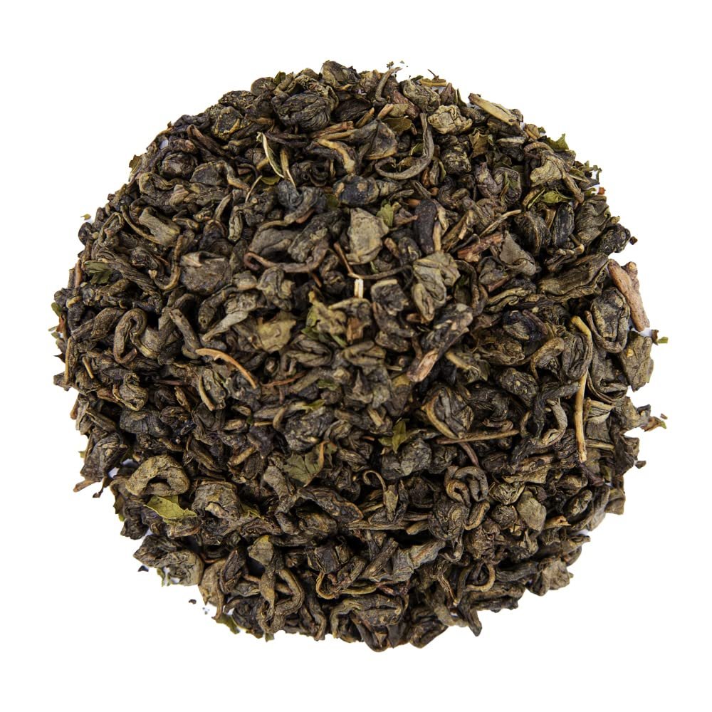 The Whistling Kettle Moroccan Mint Tea- Refreshing and Crisp Flavored Green Tea with Mint - 4oz (96 servings)