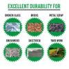 60 Gallon Extra Durable Garbage Bags 100 Heavy Duty Plastic Trash Liners 1.50 ML, Size 22" x 16" x 60" view 3