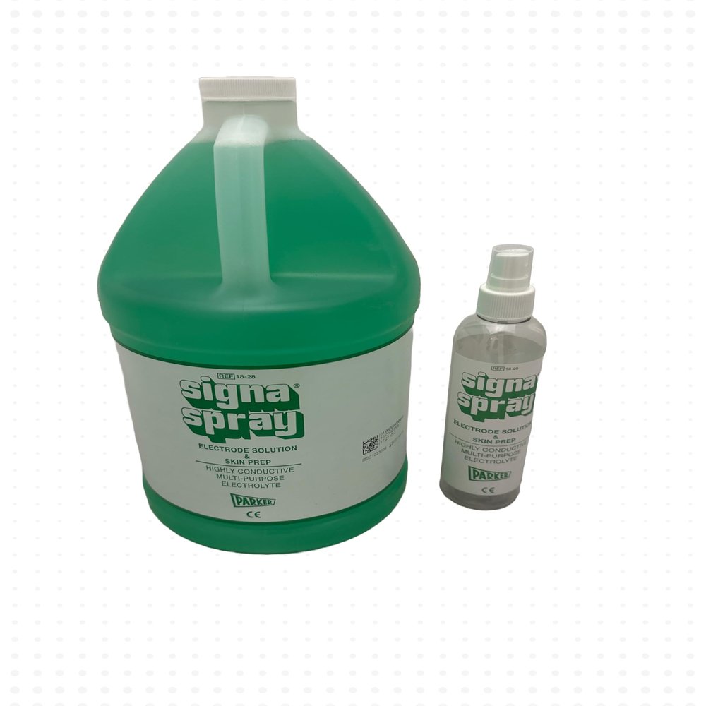 Parker Labs Signa Spray Electrode Solution and Skin Prep - 1 Gallon with Refillable Dispenser