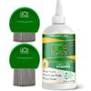 Lice Treatment | Shampoo & Two Combs | Helps Cure Lice & Nits | Repels & Prevents | Pesticide Free | 100% Natural | Tea Tree + Coconut Oil | Best Value | Smells Great.