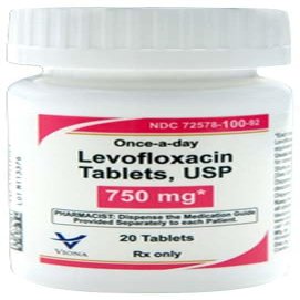 LEVOFLOXACIN 750 MG TAB