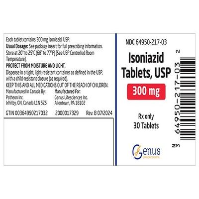 ISONIAZID 300 MG TAB