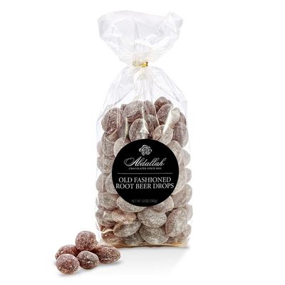 Abdallah Chocolates-Old Fashioned Root Beer Drops, Twin Pack (Two 10 Ounce Bags).