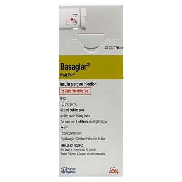 BASAGLAR KWIKPEN 100 UNITS/ML PEN INJ