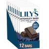 LILY'S Intensely Dark Extra Dark Chocolate Style No Sugar Added, Sweets Bars, 2.8 oz (12 Count) view 1