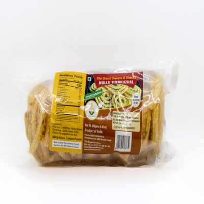 Grand Sweets and Snacks (GSS) Mullu Thenkuzhal (Pack of 5) Each Pkt 250 Gms (B-M)