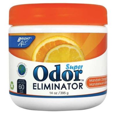 BRIGHT Air BRI 900013 14oz Super Odor Eliminator, Mandarin Orange And Fresh Lemon (6/Carton)