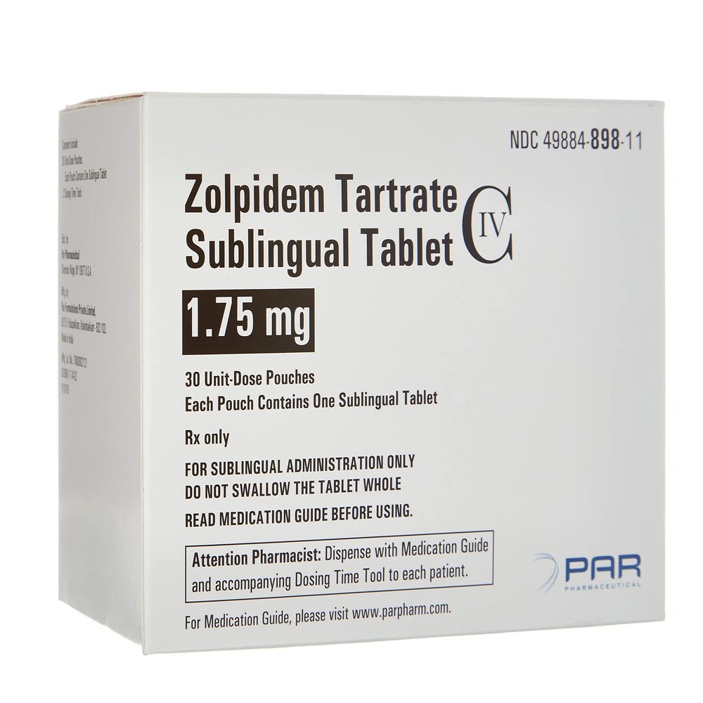 Zolpidem (Generic for Intermezzo, Sublingual Tablet)