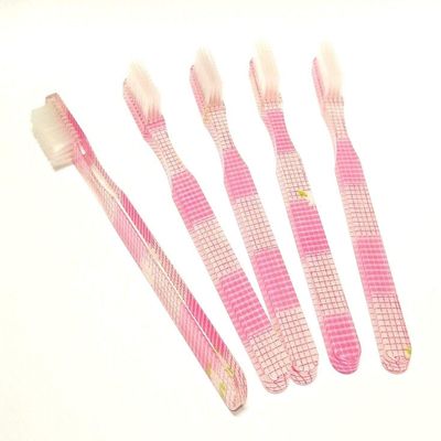15-PACK New Pink Daisy Vintage Toothbrushes By Alan Stuart of New York