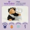 warmies Hugs Duo, Microwavable & Weighted Stuffed Animals, Monkey - Heated Stuffed Animal Plushie for Warmth & Comfort - Cute Soft Plush Toys for Adults & Children (Boys, Girls, Babies & Toddlers) view 2