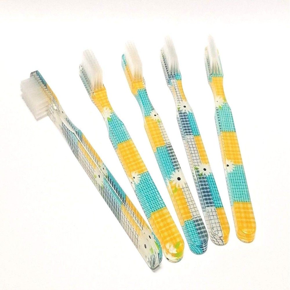 15-PACK New Summer Daisy Vintage Toothbrushes By Alan Stuart of New York