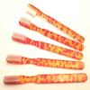15-PACK New Orange Leopard Vintage Toothbrushes By Alan Stuart of New York view 1
