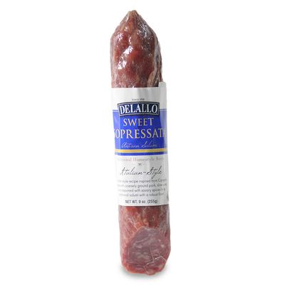 DeLallo Sweet Sopressata Mini 9 oz.(pack of 3)