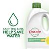 Cascade Free & Clear Gel Dishwasher Detergent Liquid Gel, Lemon Essence, 60 Fl Oz (Pack of 2) view 4