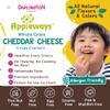 Appleways Cheddar Cheese Crackers, All-Natural Individually Wrapped Cheese Crisps, Kosher Certified Cheese Snack, Made in USA, 108 Count, 0.9 Oz Each (8.4 lbs Total) view 2