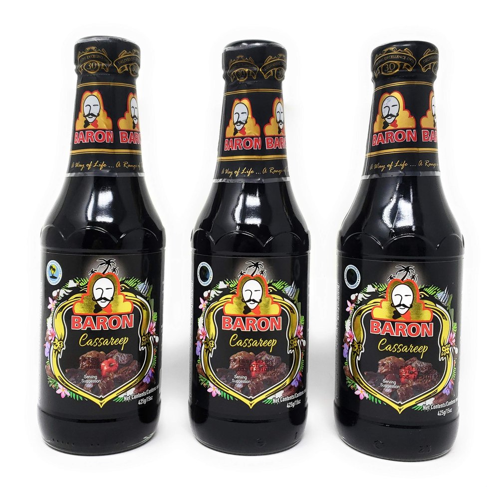 Baron Cassareep Seasoning (3 Pack, Total of 45oz)