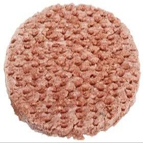 Double Red Provisions 80/20 6-1 Round Ground Beef Patty, 2.67 Ounce -- 60 per case.