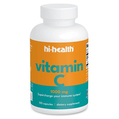 Ultra Plan Hi-Health Vitamin C 1000mg with Rose HIPS (100 Capsules)