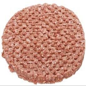 Double Red Provisions 80/20 Ground Beef Patty, 6 Ounce -- 27 per case.