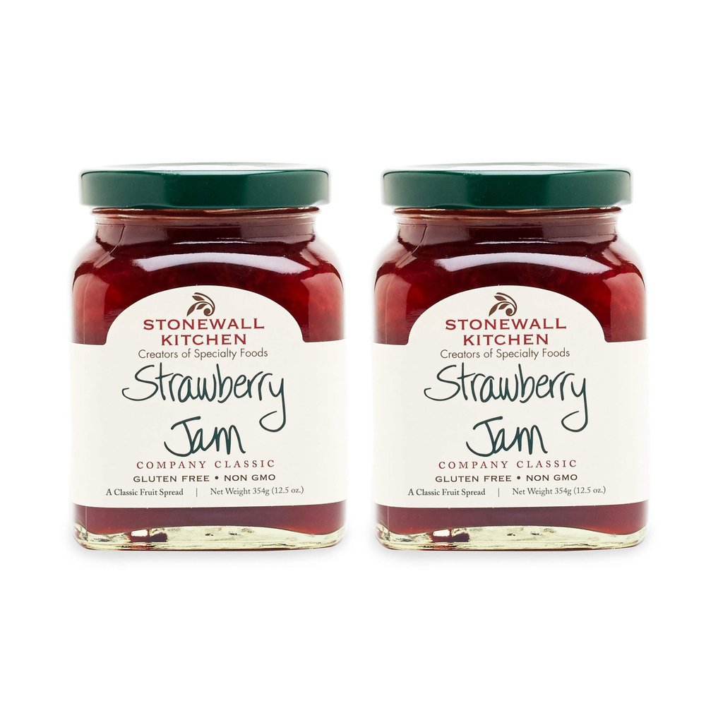 Stonewall Kitchen Strawberry Jam, 12.5 Ounces (Pack of 2)