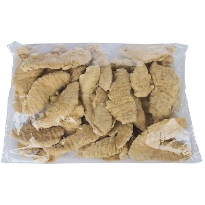 Country Pride Large Traditional Chicken Breast Tenderloin Fritter, 5 Pound -- 2 per case.