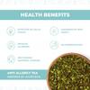 Nutty Yogi Anti Allergy Tea Herbal Green Tea With Spearmint, Peppermint And Nettle Leaves Makes 30 Cups Per Pack Mint Aroma And Benefits Of Nettle(50 G (Pack Of 1)) view 4