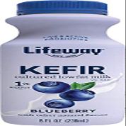Lifeway Probiotic Low Fat Blueberry Kefir, 8 Ounce - 6 per case.