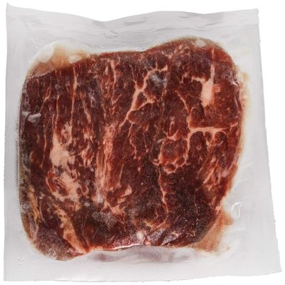 Double Red Provisions RR Choice Flat Iron Beef Steak, 8 Ounce -- 20 per case.