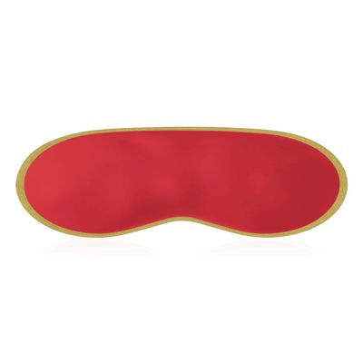 iluminage. Skin Rejuvenating Eye Mask for Fine Lines/Wrinkles Reduction - with Anti-Aging Copper Technology Fibers - Red