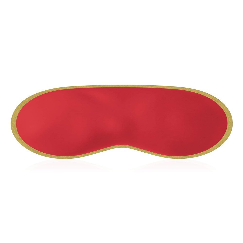 iluminage. Skin Rejuvenating Eye Mask for Fine Lines/Wrinkles Reduction - with Anti-Aging Copper Technology Fibers - Red