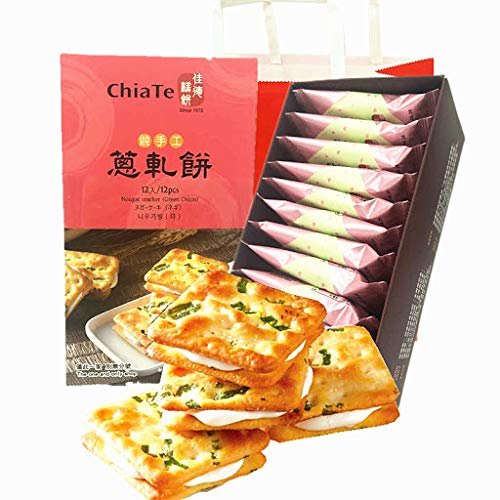 ChiaTe Green Onion Nougat Cookies (12pcs)