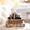 American Greetings Reversible Wrapping Paper Jumbo Roll, Leopard and Gold (1 Roll, 175 sq. ft.) view 4