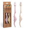 ANPEI ROARex Vegan Earth Friendly Kids Toothbrush Natural Dinosaurs Made from Plants | 100% Biodegradable and Compostable | 1% for The Planet Product view 1