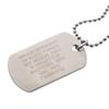 American Medical ID  Personalized Medical ID Alert Dog Tag with Red Medical Symbol. 27" Necklace Chain. Free Engraving for Medical Conditions, Allergies, Emergency Contacts for Prompt Medical Care view 3