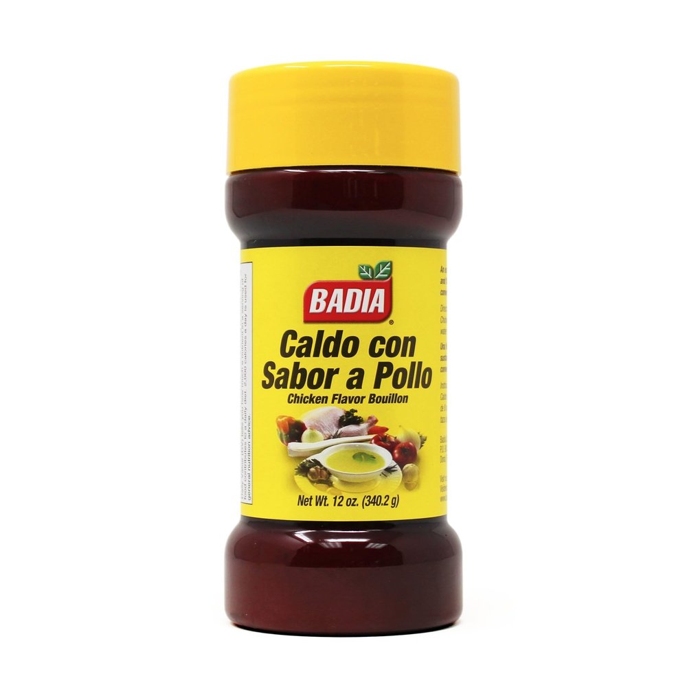 Badia Chicken Flavor Bouillon, 12 oz  Rich Natural Savory Seasoning for Soups, Rice, Stews & Marinades