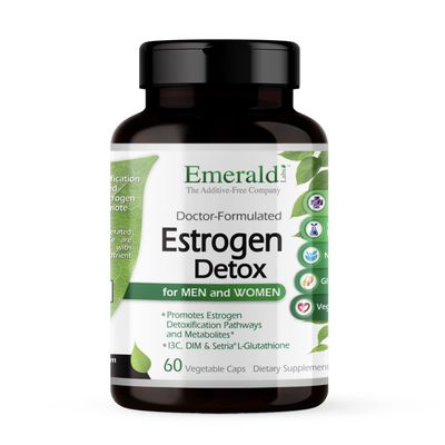 EMERALD LABS Estrogen Detox, 60 Vegetable Capsules (30-Day Supply)