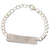 American Medical ID  Sterling Silver Classic Red Medical Alert ID Bracelet  Unisex for Women and Men, Red Emblem on Alert Bracelet. (5.5"  6.5" wrist) view 2