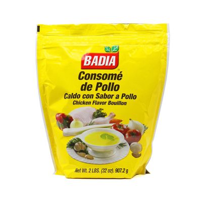 Badia Chicken Flavor Bouillon, 2 lbs resealable bag Rich Natural Savory Seasoning for Soups, Rice, Stews & Marinades