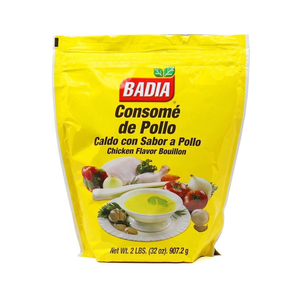 Badia Chicken Flavor Bouillon, 2 lbs resealable bag  Rich Natural Savory Seasoning for Soups, Rice, Stews & Marinades
